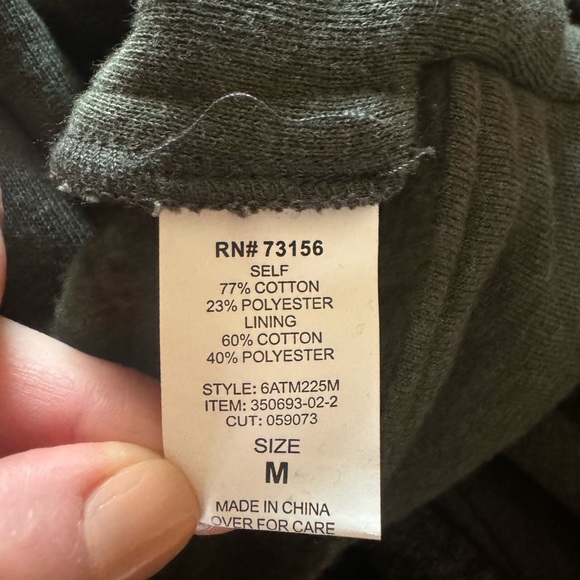 Athleta Belvedere Moto Jacket In Olive Green Size Medium - Picture 5 of 6